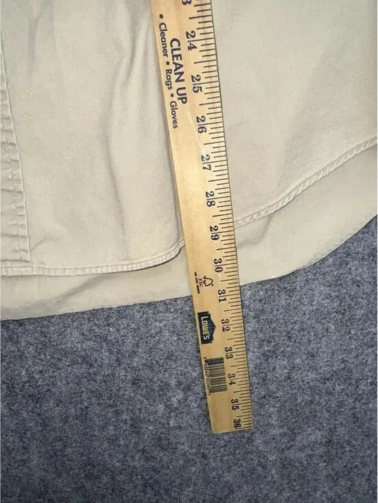 Ralph Lauren Blake Shirt Mens XL Beige Button Down Pony Cotton Classic - Picture 5 of 8